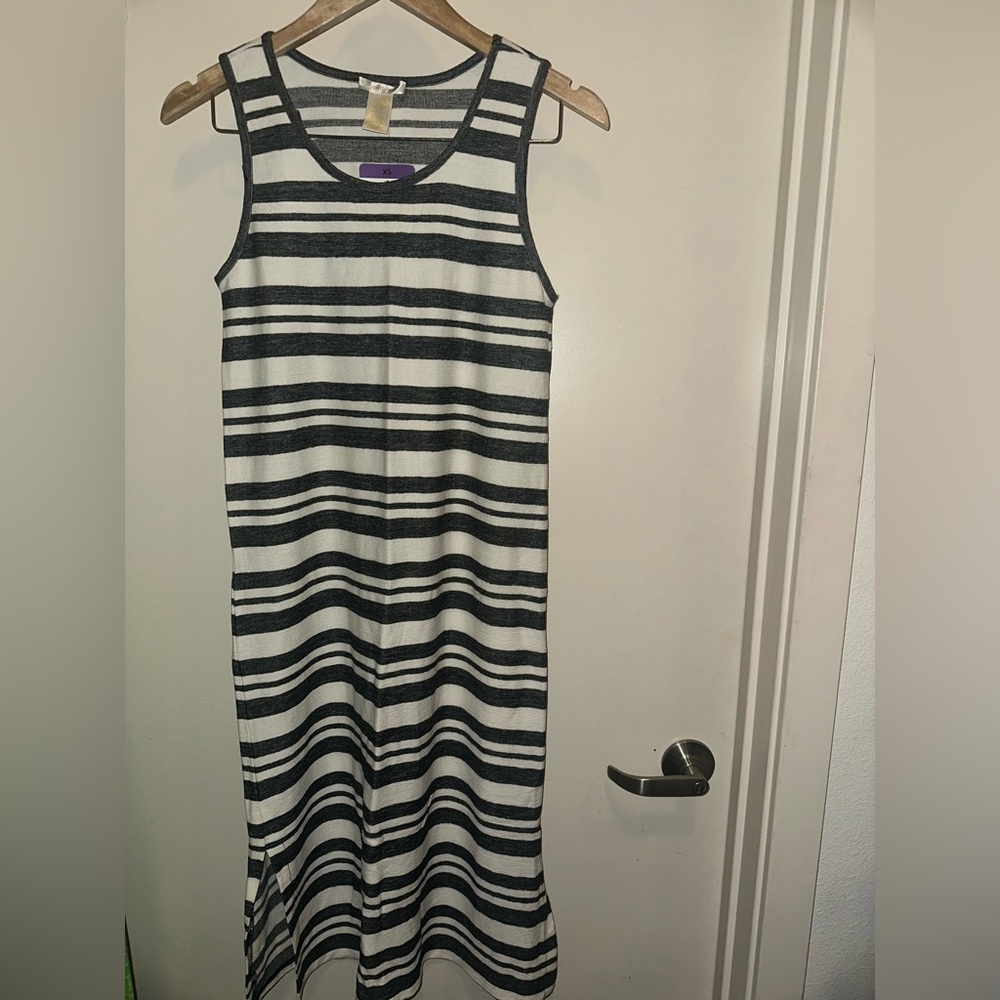 Matty M Side-Slit Tank Dress